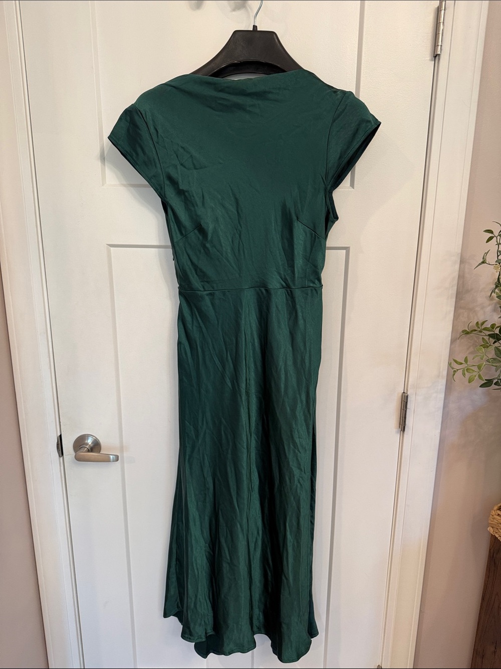 Selfie Leslie Lucinda Jade Twist Back Midi Dress | Size L | NWT